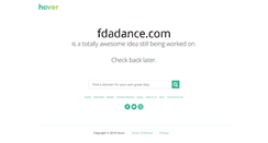 Desktop Screenshot of links.fdadance.com