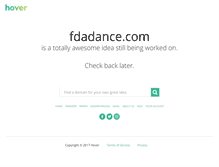 Tablet Screenshot of about.fdadance.com